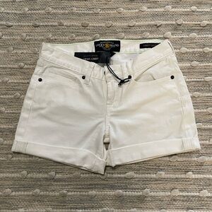 Lucky brand size 00 white jean shorts NWT